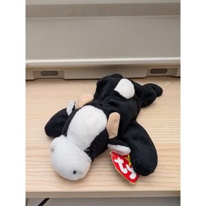 Vintage Ty Beanie Babies Daisy Cow Style 4006 Plush Stuffed Animal Toy Kids
